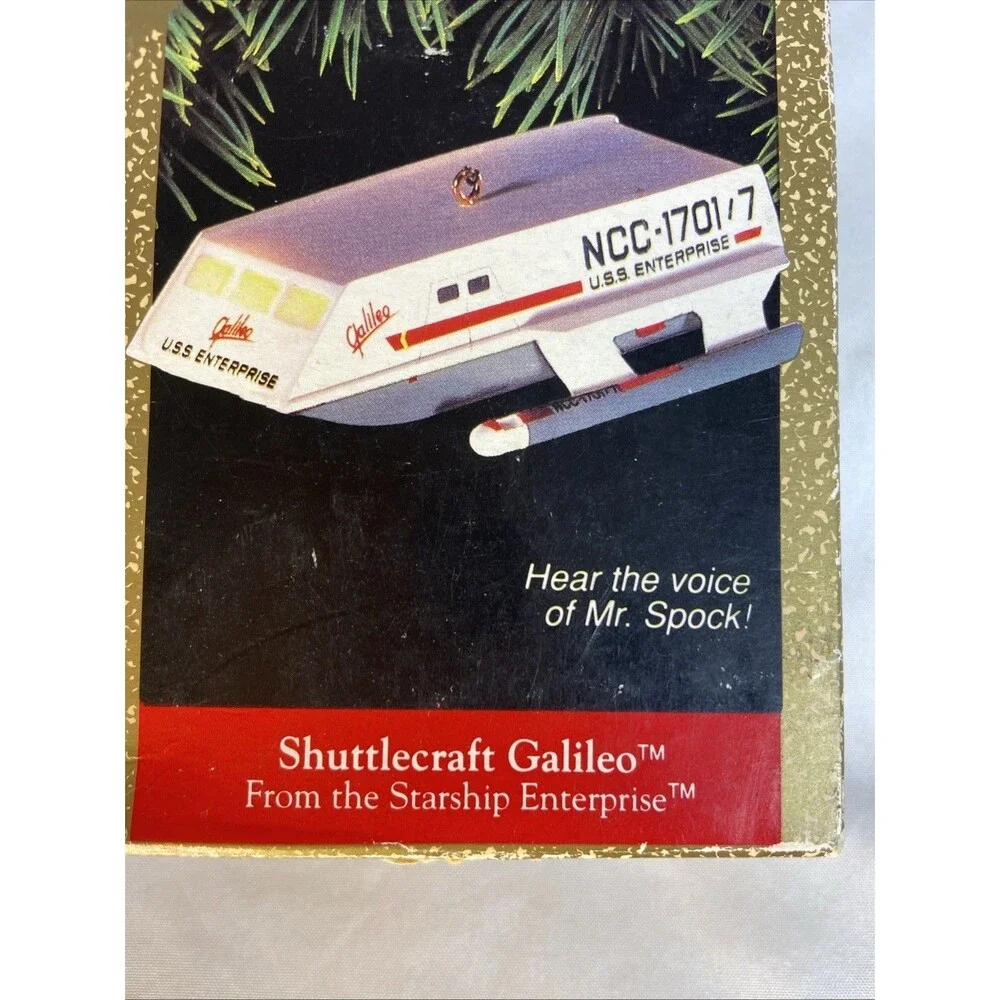 #8244 STAR TREK SHUTTLECRAFT GALILOE MR SPOCK 4 IN